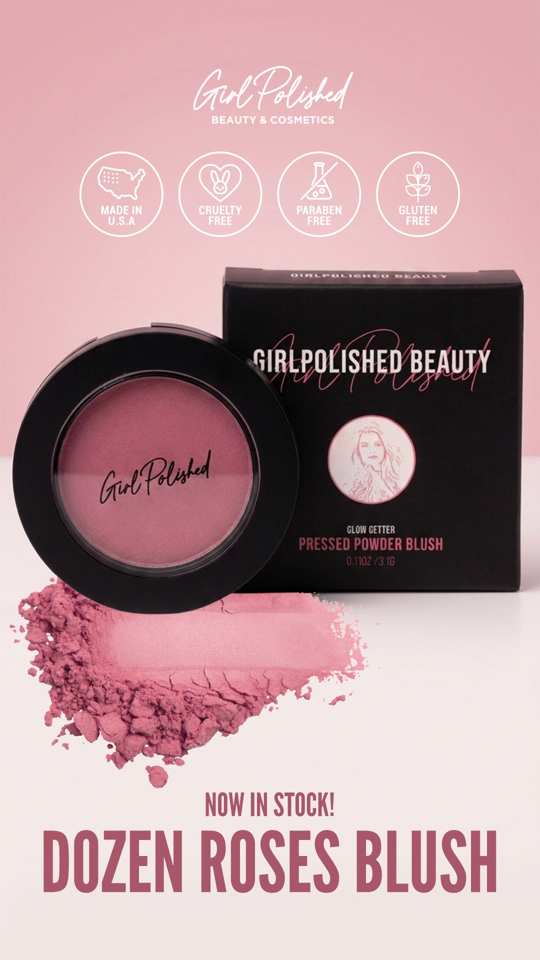 Dozen Roses Blush- Girlpolished Glow