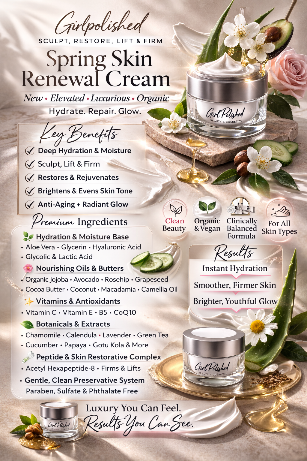 Hydrate Sculpt & Polish Lifting Cream "Lift It"