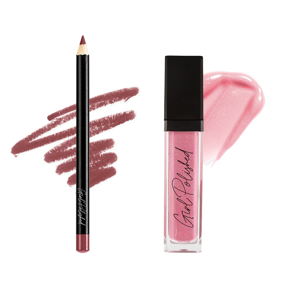 Girlpolished Ballerina Vanilla bean gloss + Curry Lip Duo