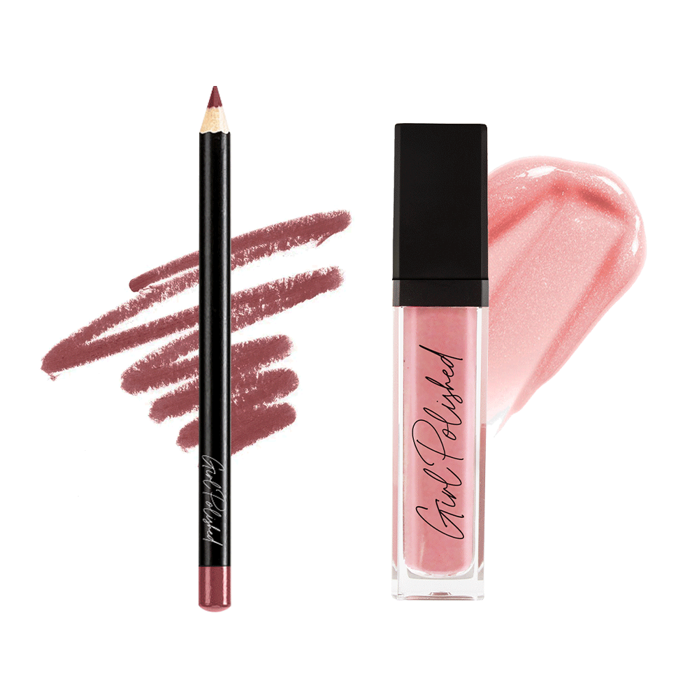 GirlPolished Build Your Own Hint of Mint Lip Duo – Gloss + Liner