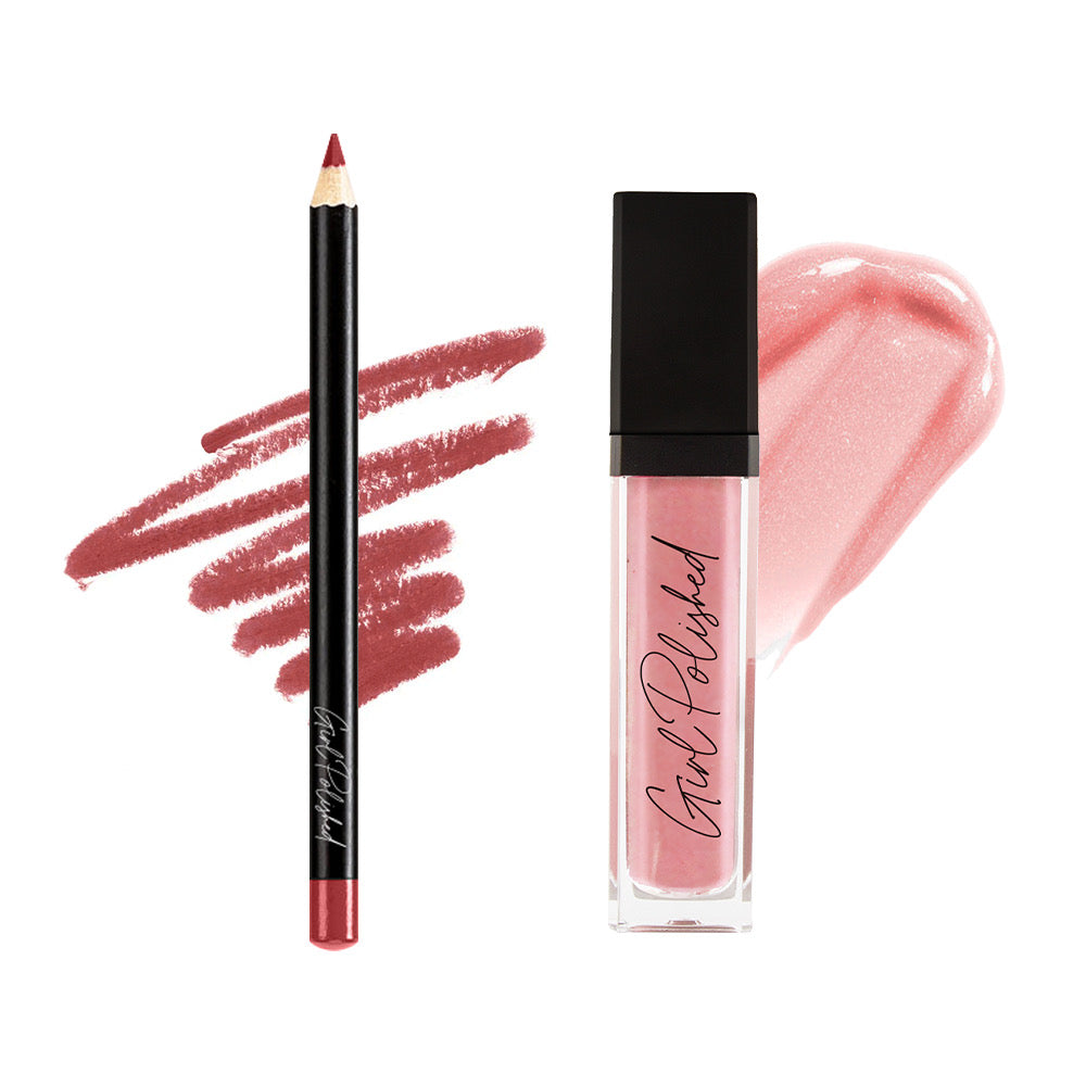 GirlPolished Build Your Own Hint of Mint Lip Duo – Gloss + Liner