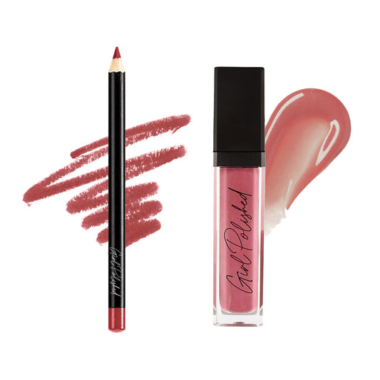 GirlPolished Build Your Own Hint of Mint Lip Duo – Gloss + Liner